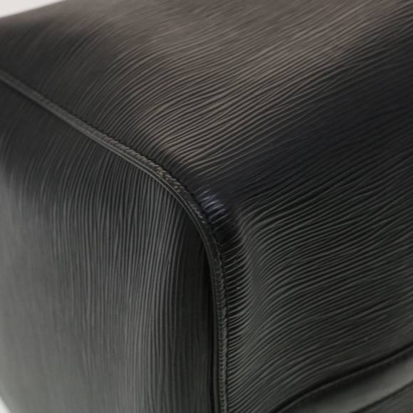 LOUIS VUITTON Epi Keepall 50 Boston Bag Noir M42962 LV Auth 40724 - Picture 11 of 16